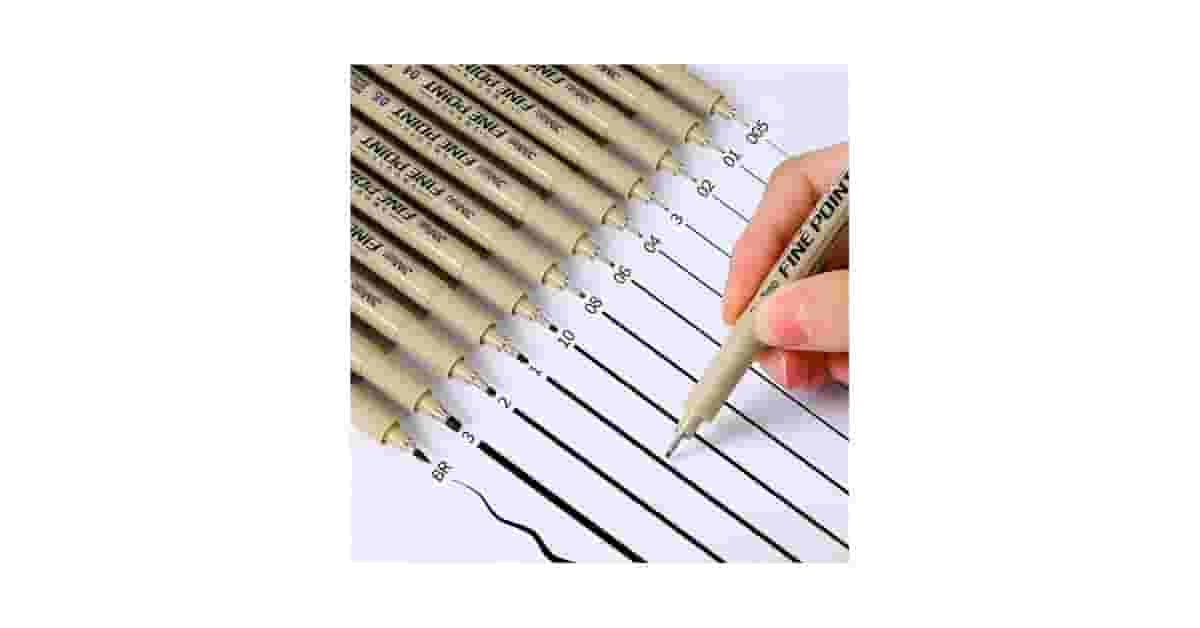 Melhor Caneta Nanquim: Precisão para Desenho e Lettering