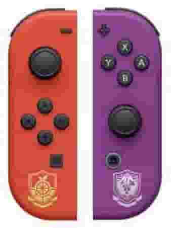 Controle Joystick Sem Fio Compativel com N Switch (l)/(r) Sem a Alça. (Vermelho e Roxo)