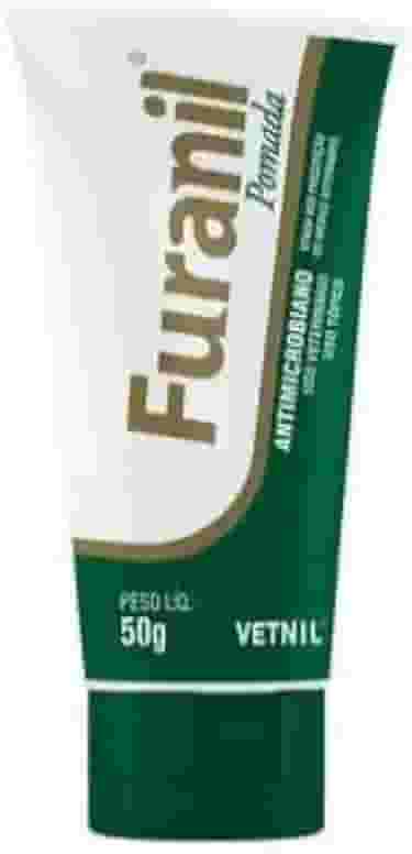 Furanil Pomada Cicatrizante, Tratamento para Cães e Gatos, 50g