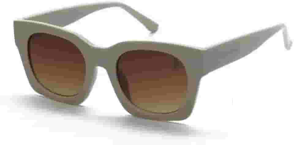 Óculos de Sol Quadrado Casual Polo London Club com Proteção UVA/UVB - Kit contém estojo e flanela