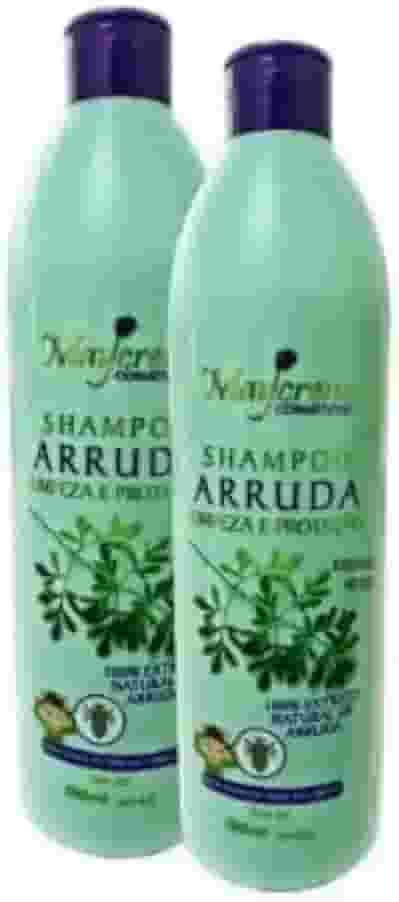 2 Shampoo De Arruda Mata Piolho E Lêndeas Limpeza E Proteção