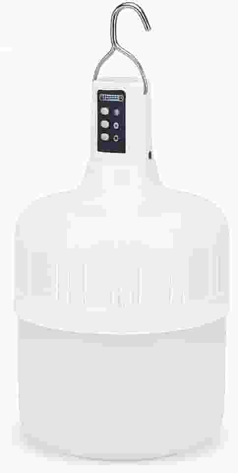 Lâmpada LED De Emergência Recarregável De 38W 4000mAh - Iluminação Portatil Com 5 Opções - Perfeito Para Viajens Camping Interna e Externa