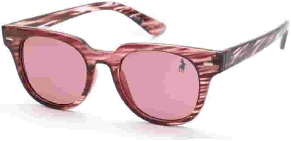 Óculos de Sol Unissex Polo London Club, desing Redondo Casual com Proteção UVA/UVB - Kit contém estojo e flanela