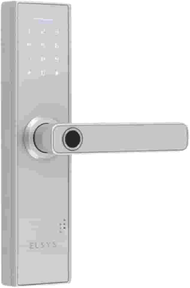 Fechadura Digital de Embutir com Biometria, Elsys, ESF-DE2000B, Prata - Abertura via Biometria e Senha Numérica