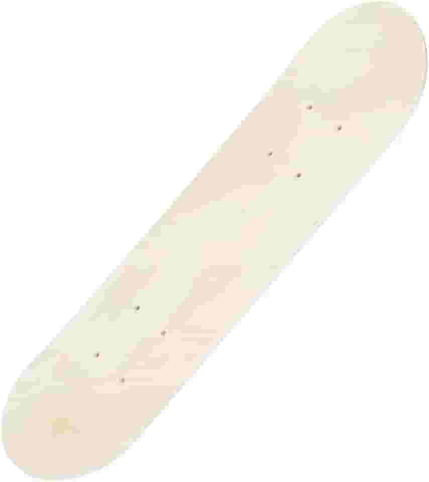 Ifundom Deck de skate em branco - Longboard natural de bordo de madeira inacabada para pintura de arte, substituição e decoração