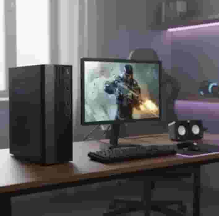 Mini Desktop Intel Core I5 4570 8gb Ram Ssd 240b+monitor 19"+teclado e mouse +caixa de som+wifi 5G usb+Windows 11+ office 2024 +adptador BLuetooh