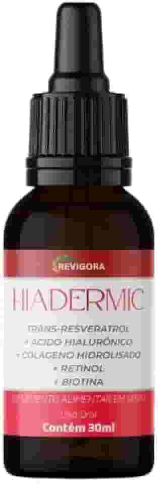 Hiadermic - Suplemento para Pele em Gotas, Biotina, Ácido Hialurônico, Retinol - 30ml