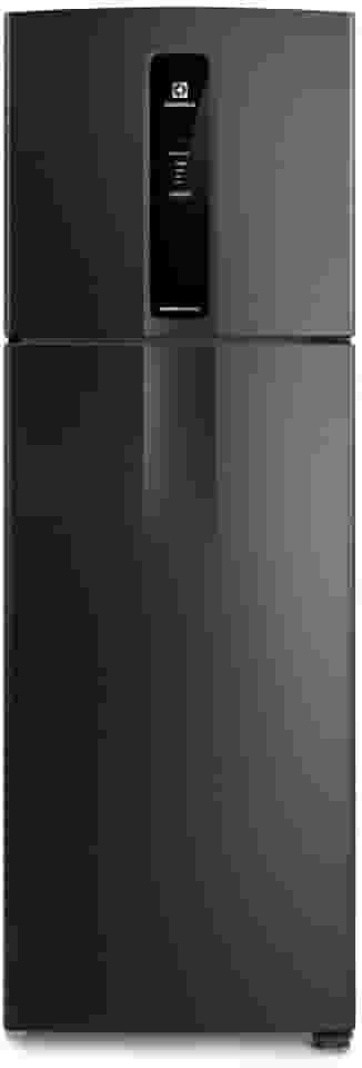 Geladeira Electrolux Frost Free Inverter 390L Efficient AutoSense Duplex Black Inox Look (IF43B) - 220V