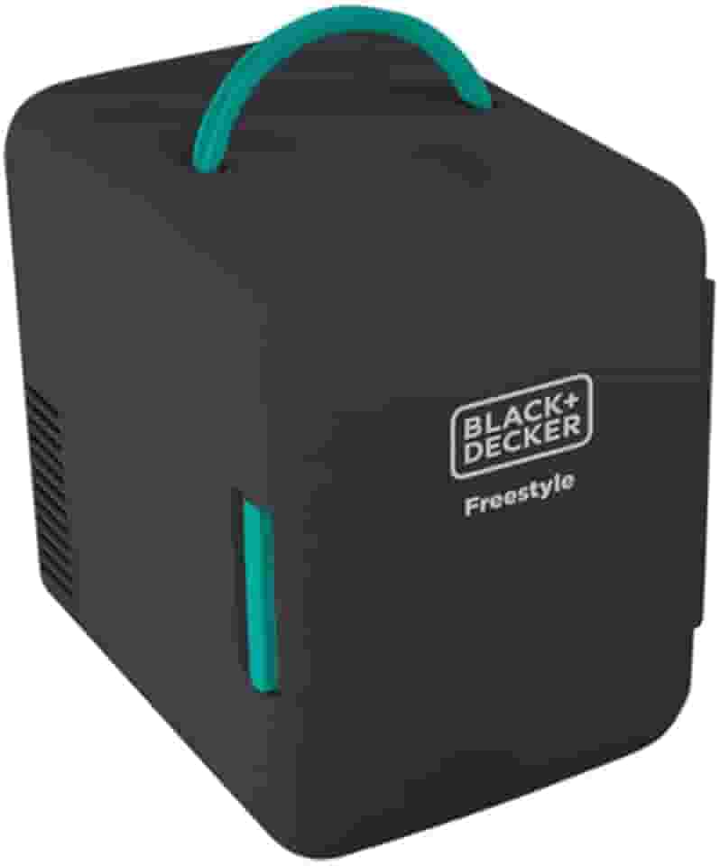 BLACK+DECKER Mini Refrigerador FreeStyle, Mini Geladeira com Função de Aquecer e Refrigerar, com Porta Copos, Modelo MR60, 110V
