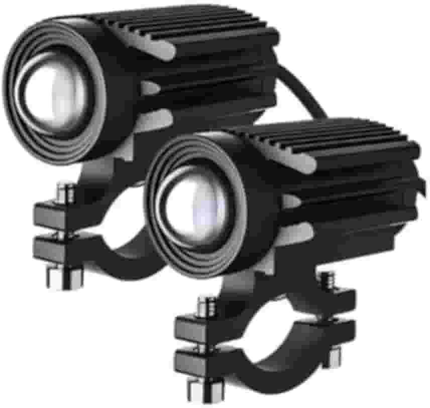 Farol de Milha para Moto,Par de Farol de Miha Led Motocicleta Potencia 10000 Lumes Luz Alta E Baixa para Moto Carro(Luz de talão único)