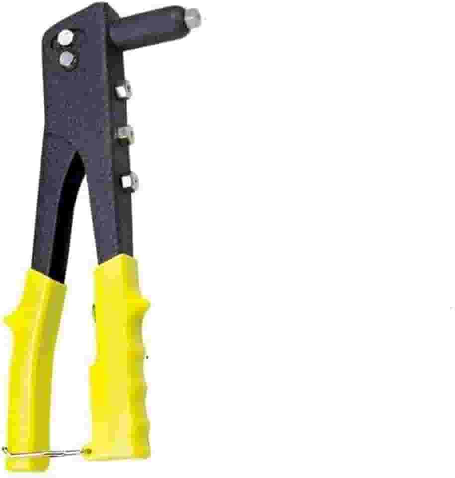 Rebitadeira Manual Profissional Alicate Rebitador 9,5 pol 24cm 4 Bicos + 50 Rebites