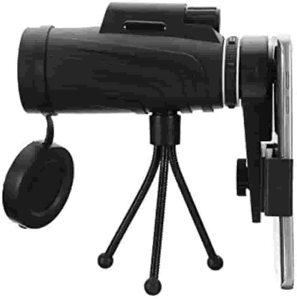 JWS Monóculo 40x60 Profissional Tático Luneta Telescópio para Amantes da Natureza e Atividades ao Ar Livre