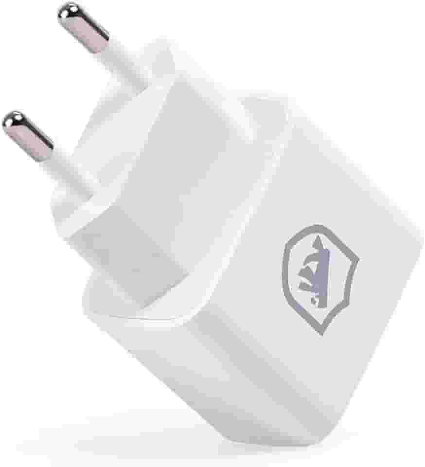 Gshield Carregador de Parede Universal Flex 12W com 2 portas USB A Compatível com Celular e Tablet, Branco