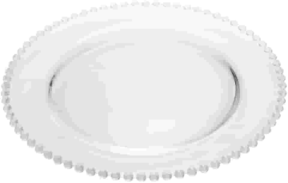 WOLFF - Sousplat de Cristal 32cm - Linha Pearl