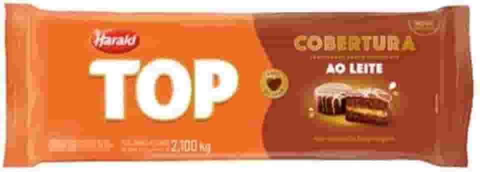 Chocolate Cobertura ao Leite Top em Barra 2.1Kg Harald