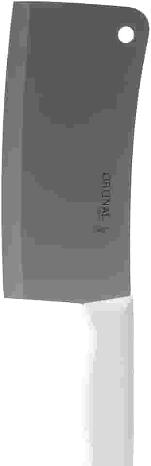 Cutelo Profissional Premium Corte Em V Lâmina em Aço Inox Cabo Ergonômico Para Carnes E Peixe Peixeira 8''