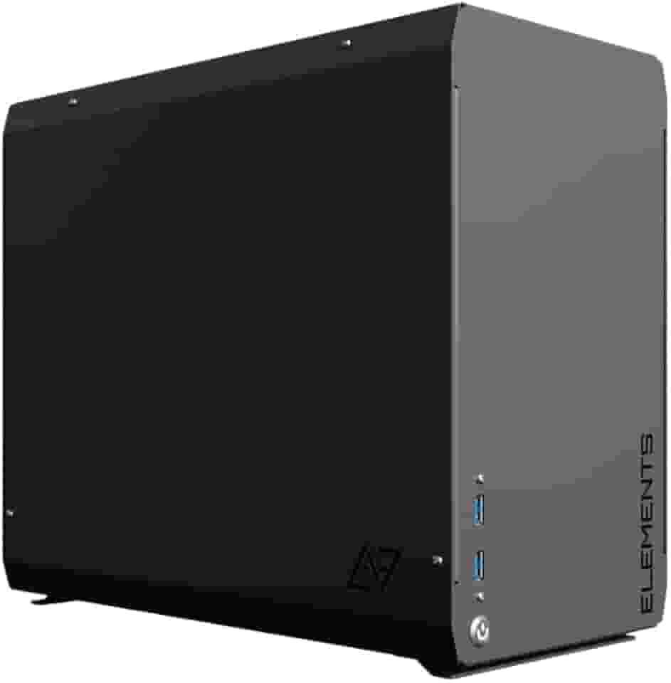 Computador Elements Eisen Mini Intel Core i9 10900 SSD M2 1TB, 32GB Ram RX 580 Preto Win 11