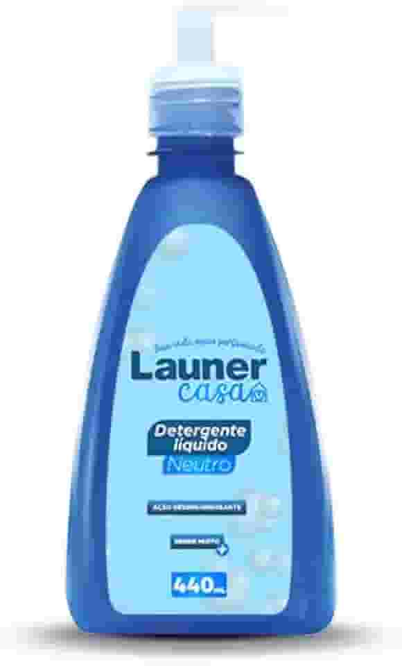 Launer Casa Detergente Lava Louças Neutro, Concentrado, Alta Performance, 440ml