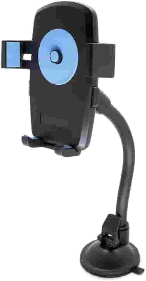 Suporte Celular Universal Veicular Vidro/Suporte Celular Carro Articulado 360° [Reforçado Com Haste Grossa, Com Base de Silicone][KRV Magazine]