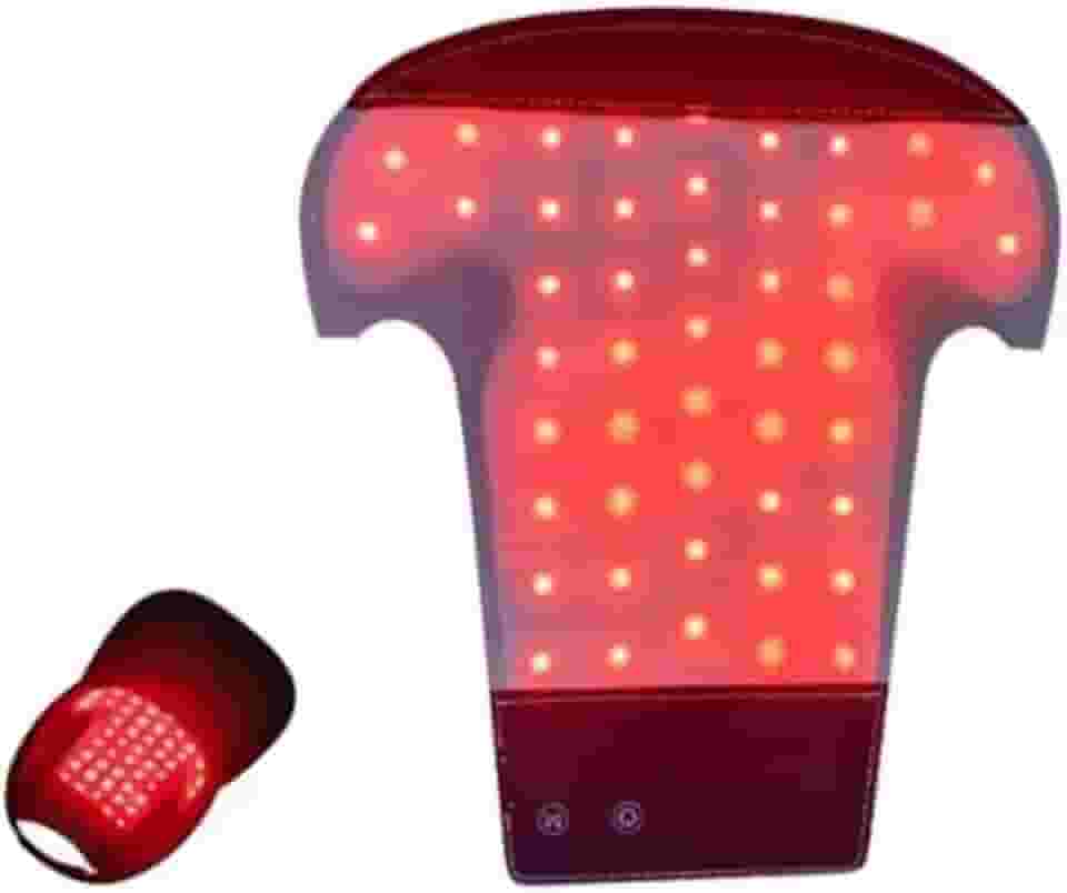 Boné de Terapia Capilar com Luz LED Infravermelho, USB, Para Recrescimento e Fortalecimento do Cabelo, Para Diversos Tipos de Alopecia