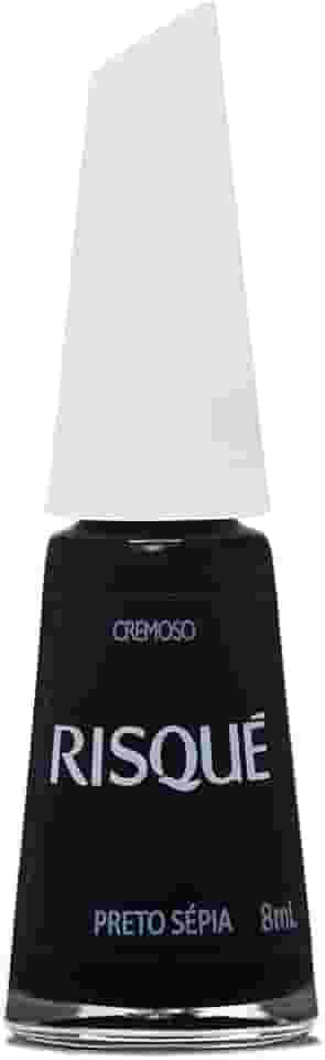 Risqué Esmalte Preto Sépia 8 Ml