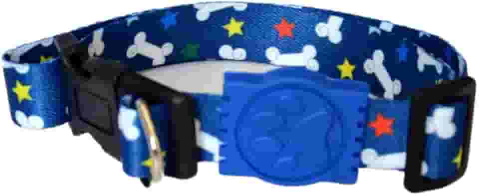 MY PET BRASIL Coleira Para Cachorros G Coleira Ajustável Ossinho Passeio E Viagem Confortável E Resistente