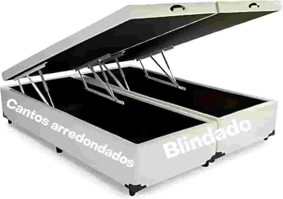 Cama Box Baú Bipartida King - Blindada, Super Reforçada