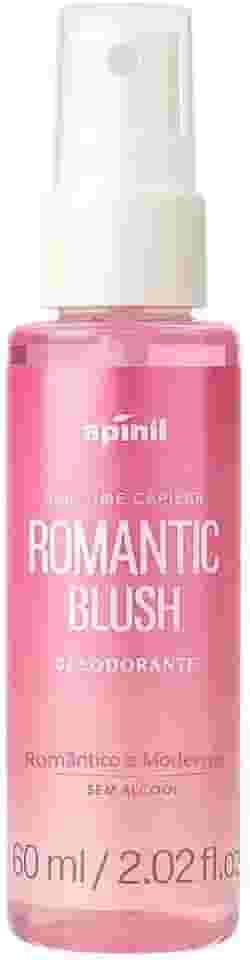 Perfume Capilar Romantic Blush, Desodorante Feminino, 60ml, Sem Álcool, Aroma Romântico e Moderno