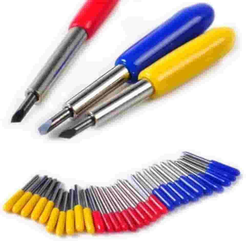 Kit 10 - Lâmina Faca Plotter De Recorte Roland 30º 45º 60º (60º, Centímetros)