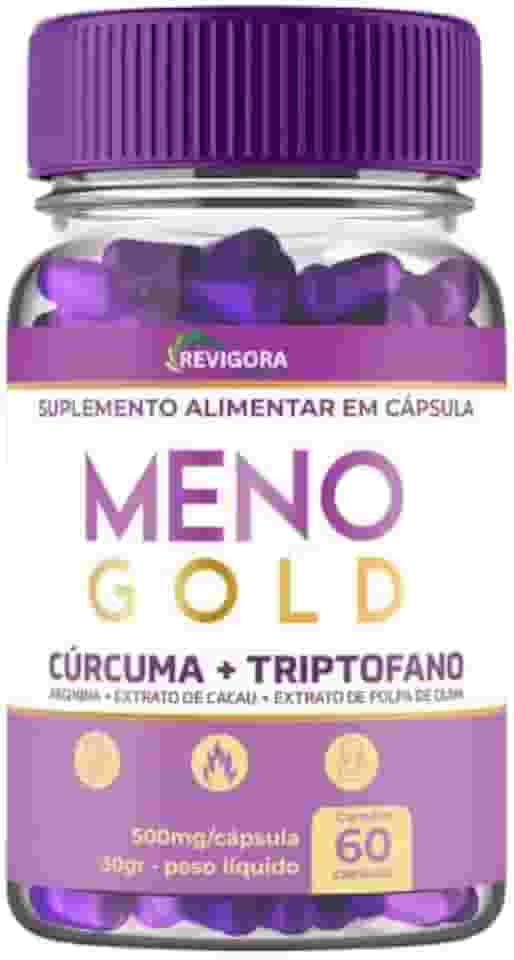 MenoGold - Suplemento Cápsulas para Menopausa - 60 Caps