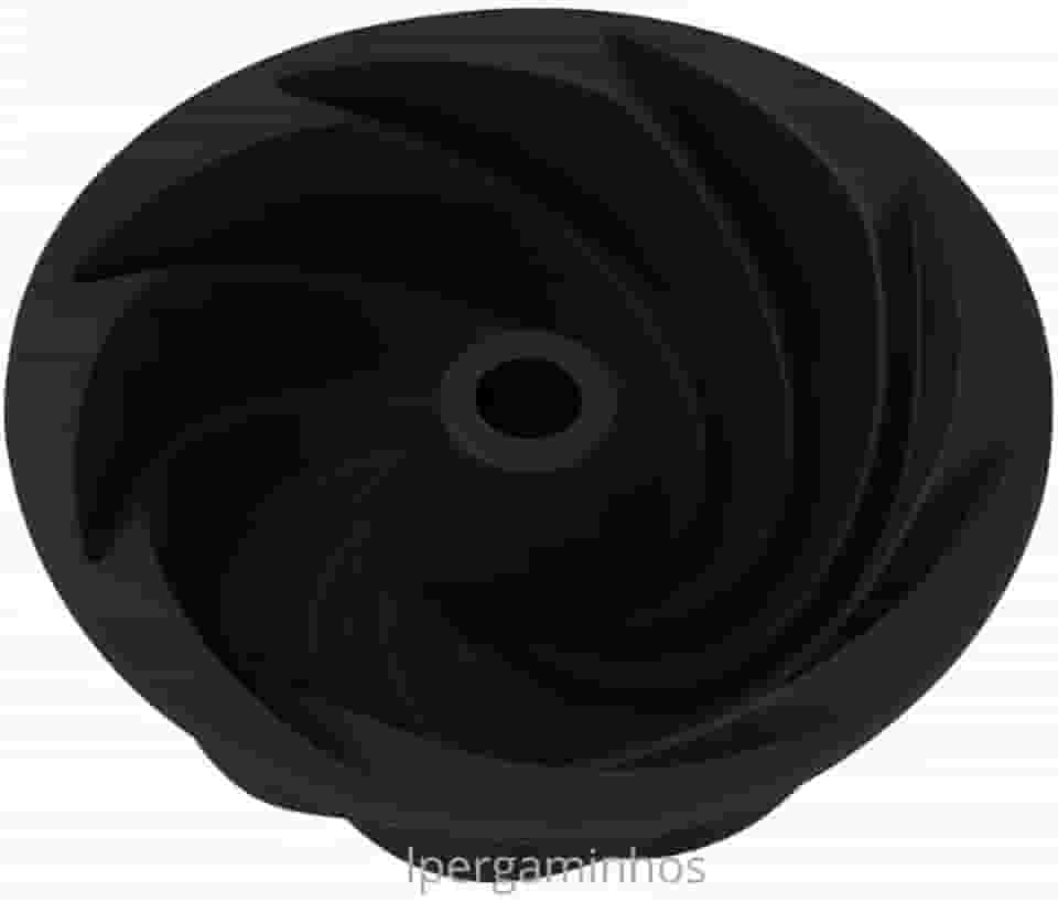 Forma de Silicone com Furo Central 16cm Vermelho ou Preto Pudim Torta Redonda Grande Forno Air Fryer Micro-ondas