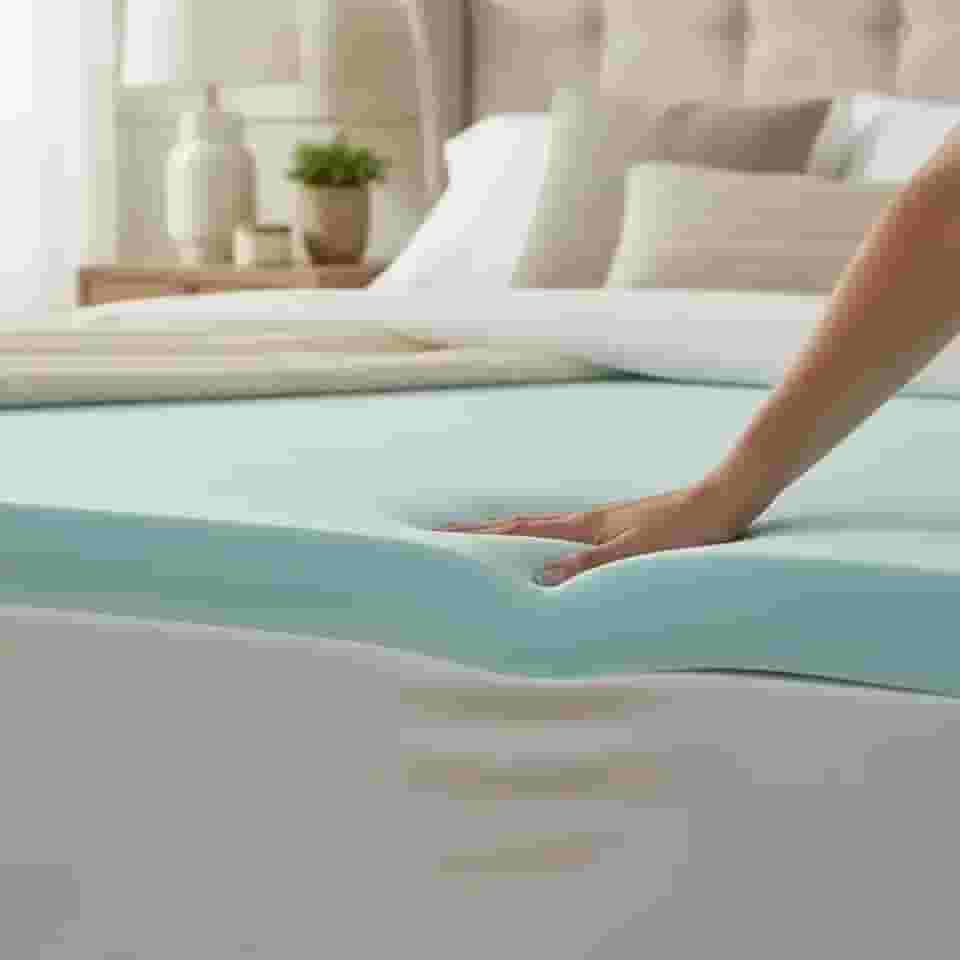 Pillow Top Viscoelástico Nasa Gel Infusion 5cm de espessura (Queen 1,58X 1,98 X 0,05 m)