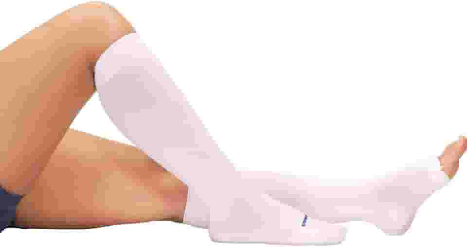 Meia Sigvaris Antitrombo 3/4 Ponteira Aberta (18-23 mmhg) 400S