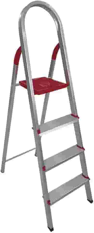 Escada de Alumínio 4 Degraus Linha Prática