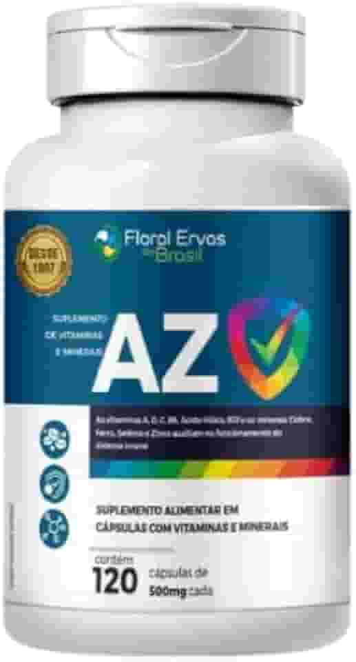 Multivitaminico AZ 120 capsulas Floral ervas do Brasil