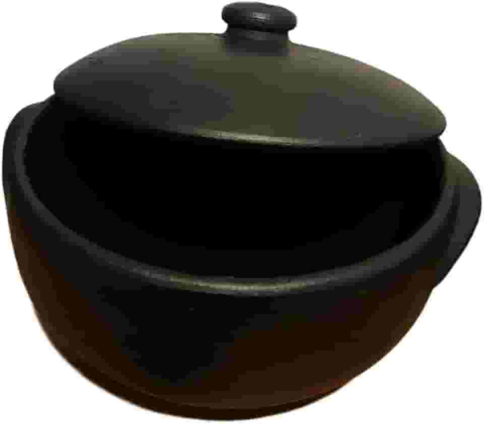 Panela de Barro Capixaba P, M e G (1 Litro, 2 Litros, 5 Litros) + 2 cumbucas panela de barro para Moqueca Capixaba