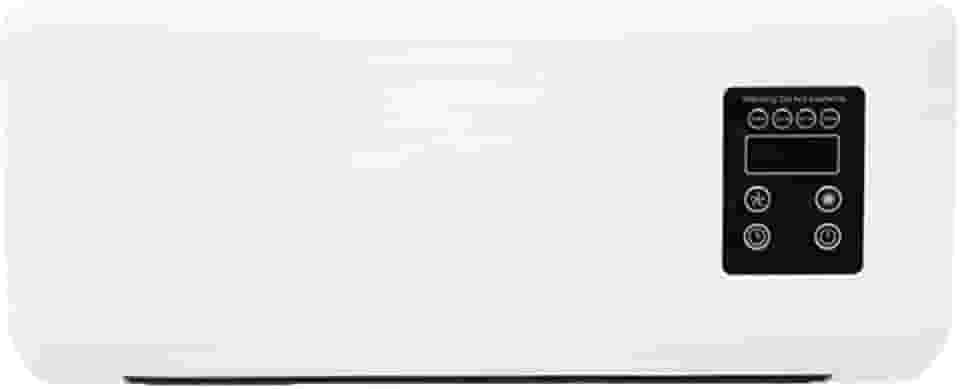 Aquecedor de parede elétrico para pequenos ambientes, economia de energia, 1500 W, controle remoto, ventilador de aquecimento silencioso para inverno,