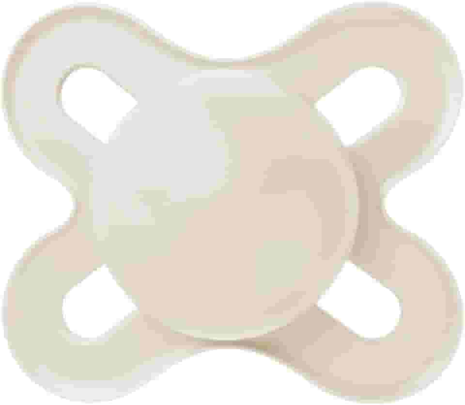 MAM Baby 1 Chupeta Original Start Com Bico Simétrico de Silicone SkinSoft para Crianças 0-2 Meses Autoesterilizável em 3 Minutos, Neutra