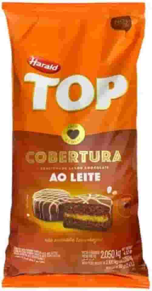 Cobertura Gotas Chocolate ao Leite Top 2,100Kg - Harald