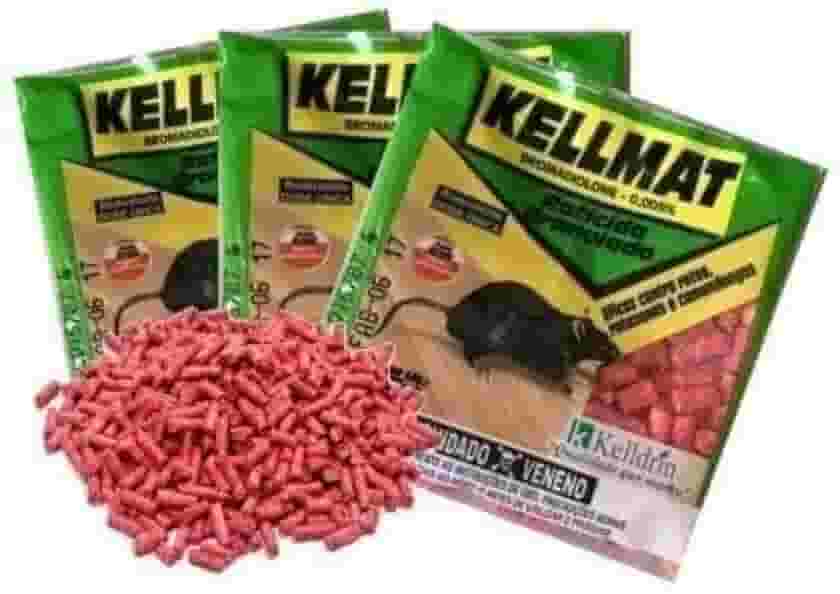 Isca Mata Ratos 6 unidades 25g cada Kellmat