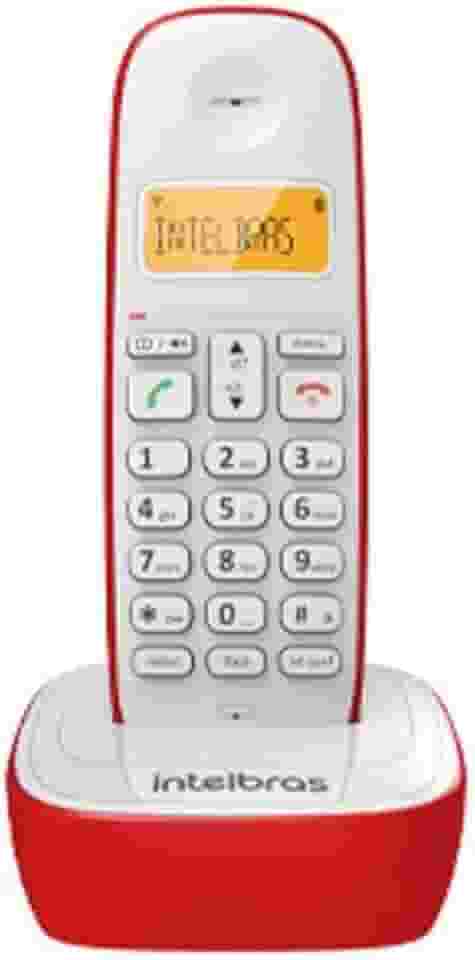 Telefone Sem Fio TS 7510 Vermelho Intelbras