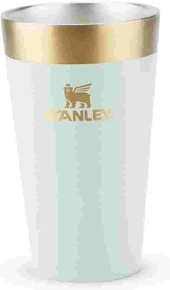 Stanley - Copo de cerveja isolado, copo empilhável Stay Chill de 473 ml, para bebidas quentes ou frias, Gilded Celadon