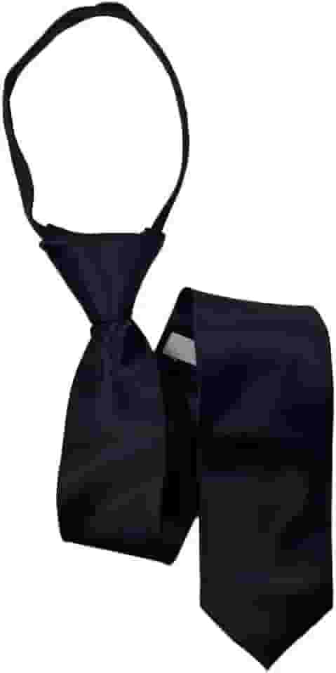 Gravata Lisa Masculina Adulto Com Ziper Nó Pronto Casamento