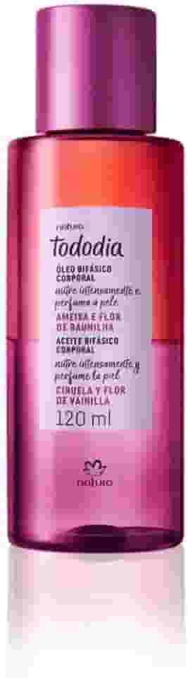 Óleo Bifásico Corporal Tododia Ameixa e Flor de Baunilha Natura 120ml
