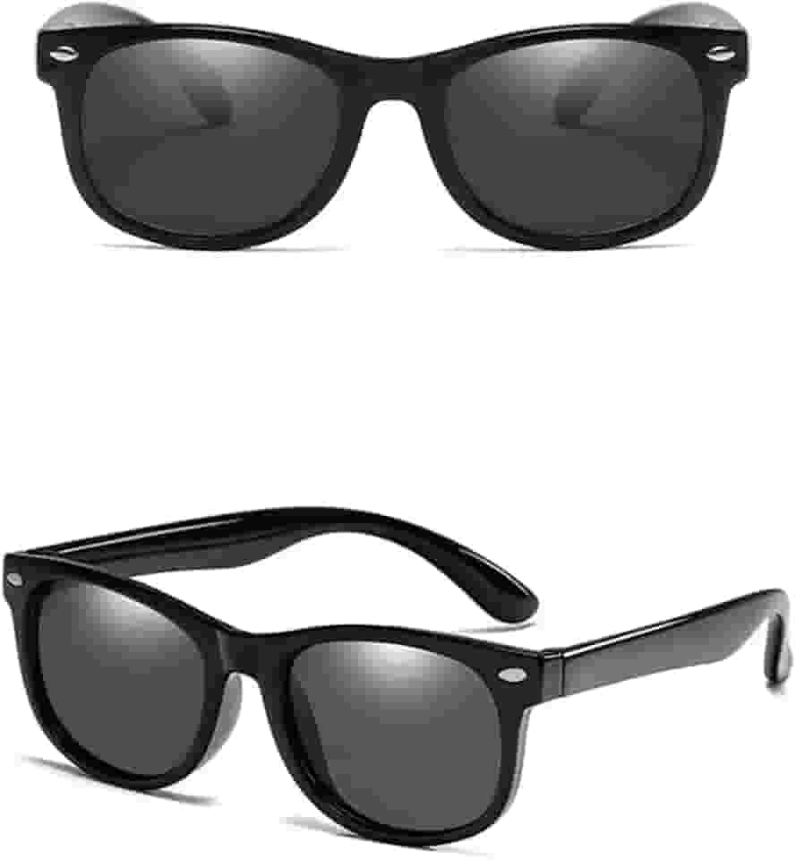 Óculos de Sol Infantil Flexíveis Polarizados - Proteção UV400 para Crianças - Conforto e Estilo