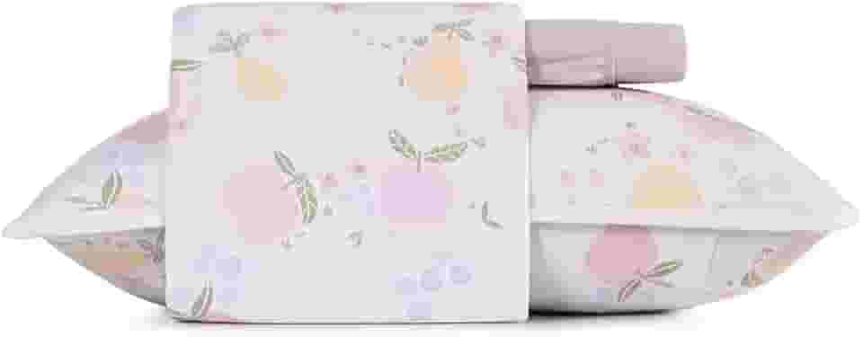 Jogo cama simples 2pc Mundo Kids Malha - Tutti Frutti - Solteiro