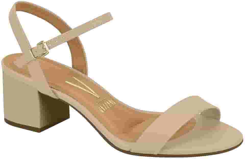 Sandália Feminina Salto Quadrado Glitter Ouro 34 Rosado 6291.900