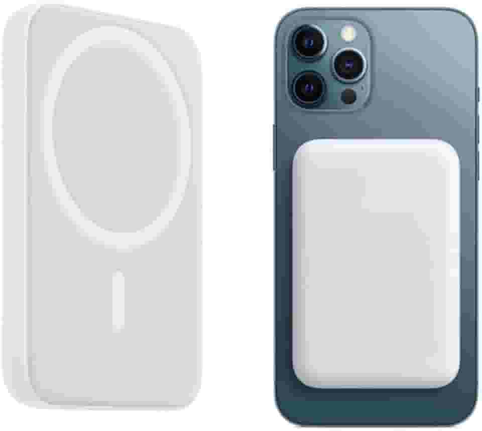 Power Bank Indução 5000mAh – Carregador Portátil Magnético Compatível Mag Qi Sem fio para Iphone