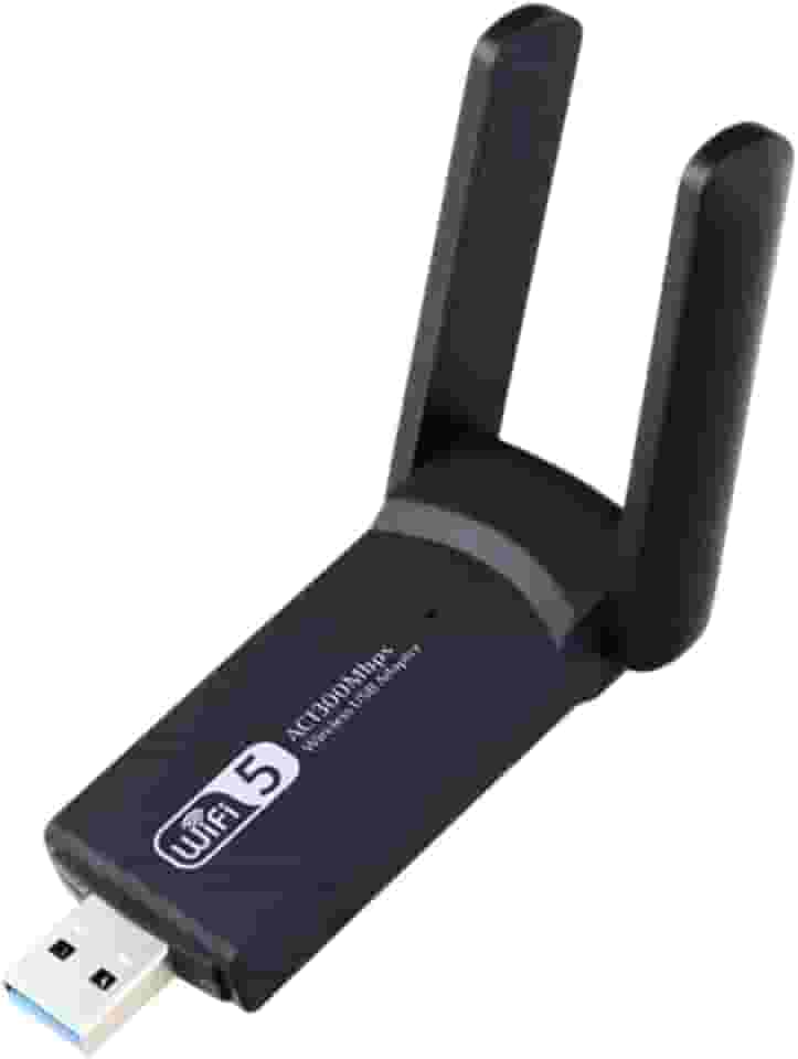 Adaptador Usb Wifi Wireless Dual Band Ac1200 5ghz e 2.4ghz 1200mbps Duas Antena