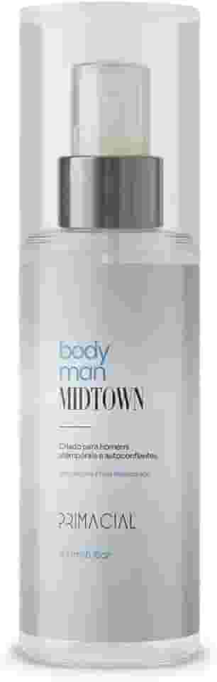 Body Splash MIDTOWN 200ml by Primacial - Fragrância Amadeirado com Notas de Lavanda e Bergamota